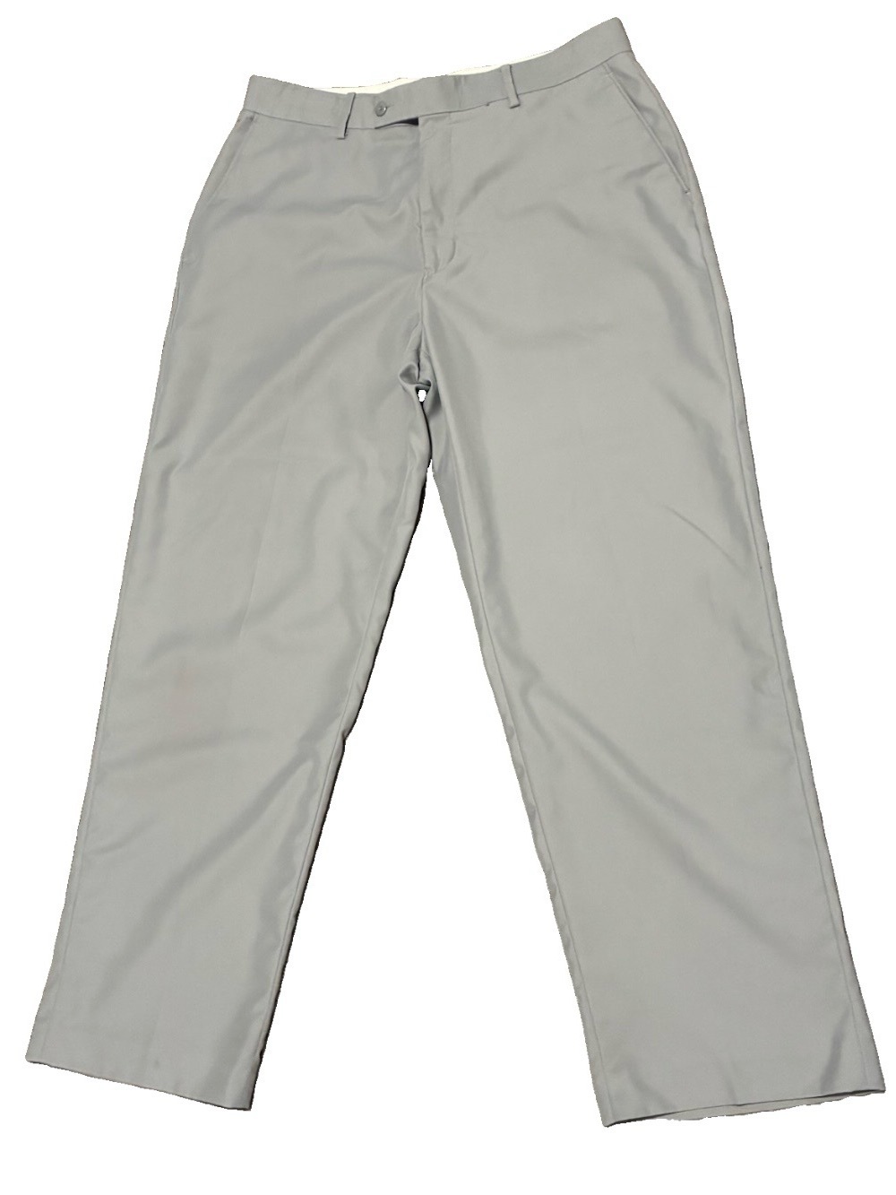 Alan Flusser Golf Men’s 36x30 Gray Golf Pants Flat Front Polyester